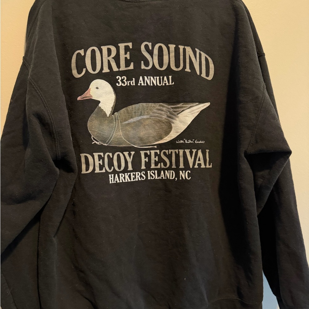 2023 Core Sound - Harker’s Island Decoy Festival Crewneck XL Unisex